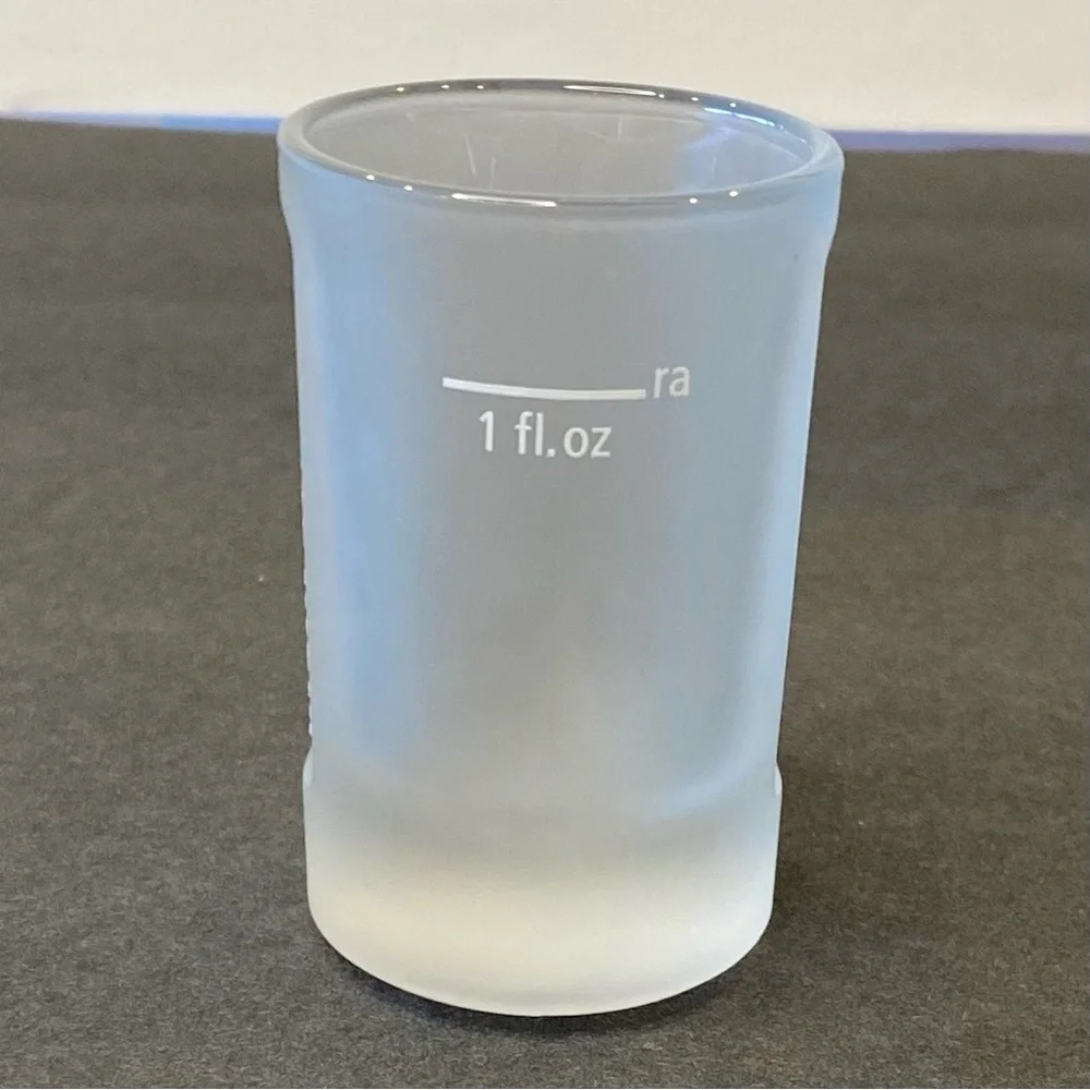 Jagermeister Frosted Shot Glass Jager Tall Bar Buck Stag Deer on Bottom